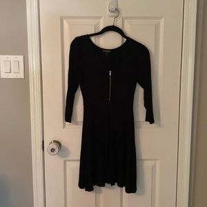 Express 3/4 sleeve skater dress
